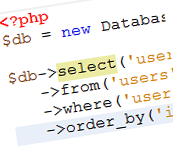 PHP Method Chaining